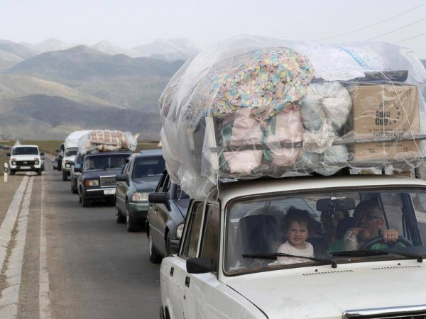 Quá 4/5 dân Armenia ở Nagorno-Karabakh rời bỏ nhà cửa đi sơ tán -0