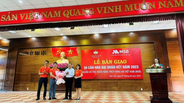 MSB bàn giao 100 căn nhà Đại đoàn kết cho hộ nghèo tại Quảng Nam -0