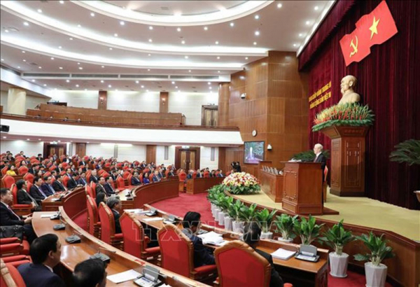 Thông báo Hội nghị lần thứ tám Ban Chấp hành Trung ương Đảng khóa XIII -0