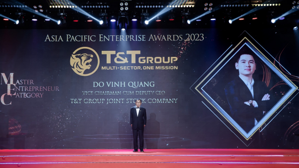 Phó Chủ tịch T&T Group Đỗ Vinh Quang nhận giải Doanh nhân xuất sắc Châu Á 2023 -0