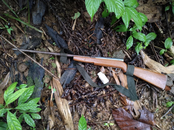 Truy tìm đối tượng bỏ lại súng săn cùng nhiều viên đạn trong khu bảo tồn Sao La  -0