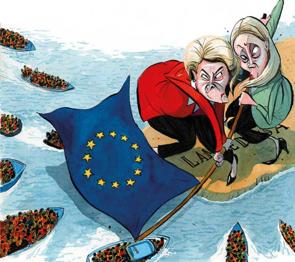 EU chia rẽ trong cơn khủng hoảng di cư -0