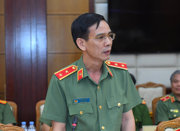 Đảng uỷ Công an Trung ương, Bộ Công an làm việc với Thường vụ tỉnh uỷ Bắc Giang -0