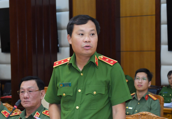 Đảng uỷ Công an Trung ương, Bộ Công an làm việc với Thường vụ tỉnh uỷ Bắc Giang -1