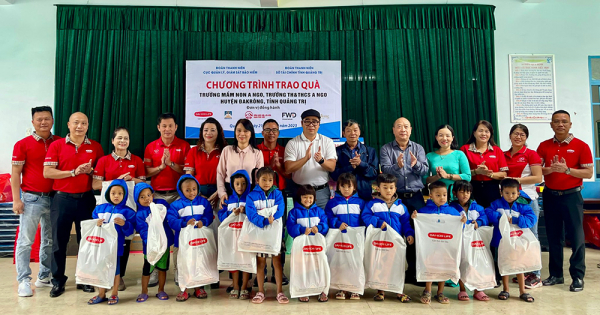 Dai-ichi Life Việt Nam tiếp sức đến trường cho học sinh vùng biên Quảng Trị -0
