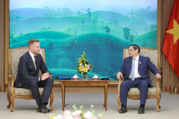 Thủ tướng Phạm Minh Chính tiếp Bộ trưởng Ngoại giao Cộng hòa Lithuania -0