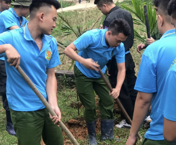 Học viên Trường Cao đẳng CSND I 