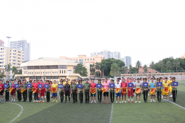 13 đội tham dự giải bóng đá chào mừng Kỷ niệm 50 năm thành lập Cục Đào tạo -0