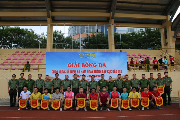 13 đội tham dự giải bóng đá chào mừng Kỷ niệm 50 năm thành lập Cục Đào tạo -0