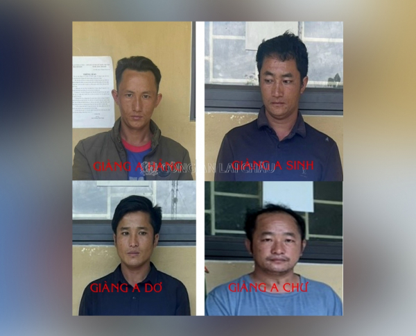 Bắt tạm giam 4 đối tượng chống người thi hành công vụ ở Lai Châu -0