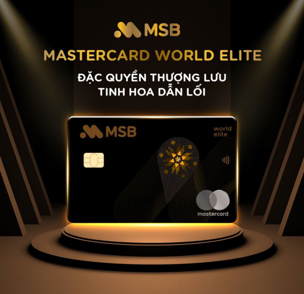 Thẻ tín dụng cao cấp Mastercard World Elite đầu tiên tại Việt Nam chính thức ra mắt -0