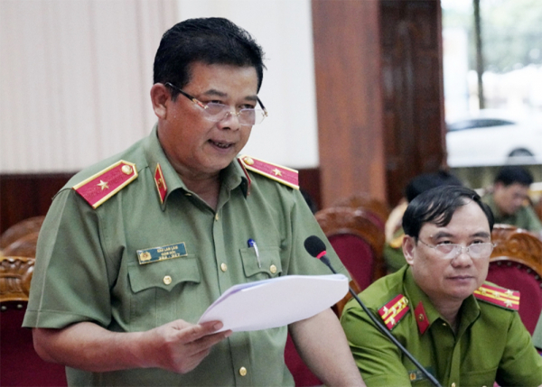 Thứ trưởng Lê Văn Tuyến thăm, làm việc tại Công an tỉnh Gia Lai -0