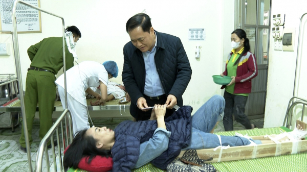 Lãnh đạo tỉnh Lạng Sơn kịp thời thăm hỏi, hỗ trợ các nạn nhân vụ TNGT -0