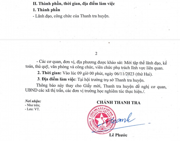 Nhiều trường học ở Hướng Hóa, Quảng Trị hoang mang vì Thông báo “lạ” của Thanh tra huyện   -1