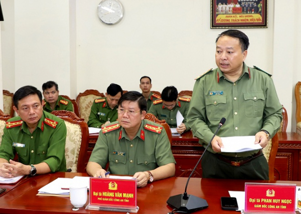 Thứ trưởng Nguyễn Duy Ngọc làm việc với Công an tỉnh Hà Giang -0
