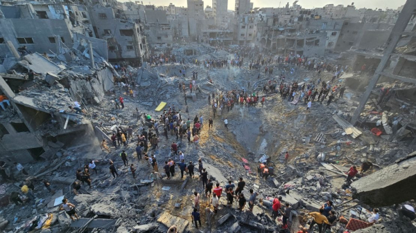 Thêm trại tị nạn ở Gaza bị không kích, hơn 50 người thiệt mạng -0
