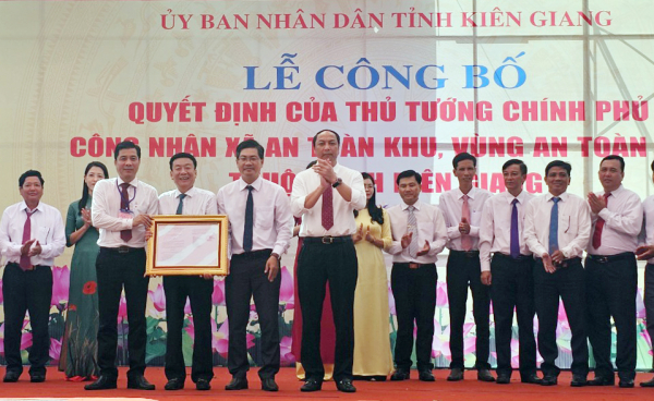 Công bố Quyết định của Thủ tướng Chính phủ công nhận xã An toàn khu, vùng An toàn khu thuộc tỉnh Kiên Giang -0