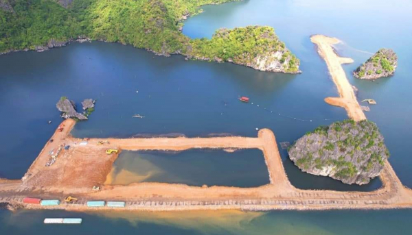 Chủ đầu tư dự án lấn biển vùng đệm di sản vịnh Hạ Long bị phạt 125 triệu đồng -0