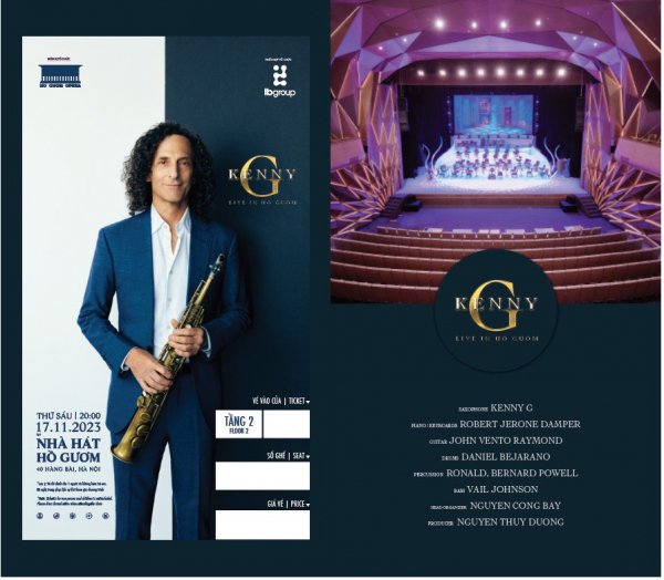 Huyền thoại saxophone Kenny G biểu diễn tại Nhà hát Hồ Gươm -0