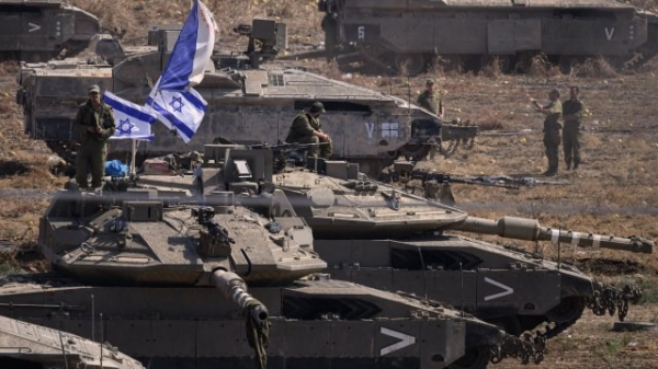 Bộ binh Israel tiến vào 