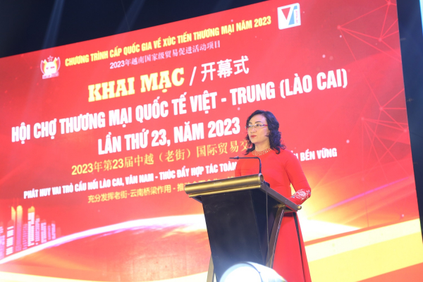 Khai mạc Hội chợ Thương mại quốc tế Việt - Trung (Lào Cai) lần thứ 23, năm 2023 -0