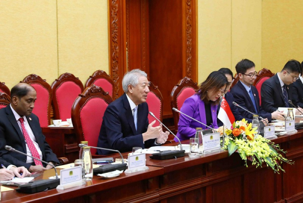Minister To Lam hosts Singaporean Senior Minister Teo Chee Hean  - 1