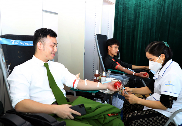 CBCS Công an tỉnh Yên Bái hiến 150 đơn vị máu -0