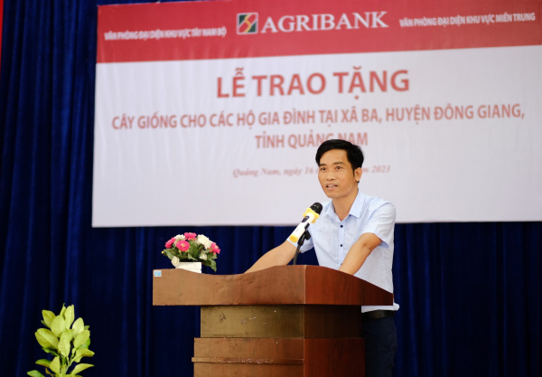Đoàn Thanh niên Agribank Tây Nam Bộ tặng cây giống cho người dân huyện Đông Giang (Quảng Nam) -0