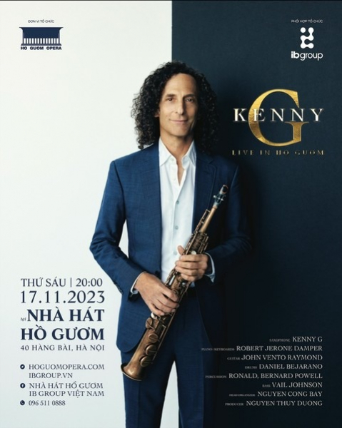 Legendary saxophonist Kenny G to perform in Ho Guom Opera House  -0