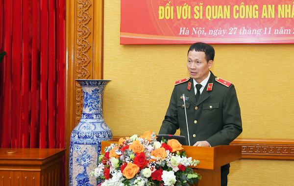 Thông báo Quyết định của Ban Bí thư, điều động Thiếu tướng Vũ Hồng Văn đến công tác tại Cơ quan Ủy ban Kiểm tra Trung ương -0