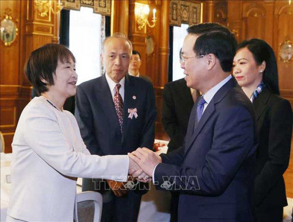 Chủ tịch nước gặp gỡ các gia đình tham gia Chương trình giao lưu thanh niên Việt Nam – Nhật Bản -0