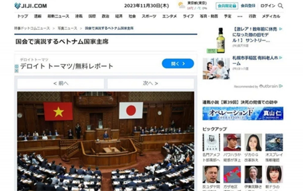 Bài phát biểu của Chủ tịch nước tại Quốc hội Nhật Bản gây ấn tượng mạnh -0