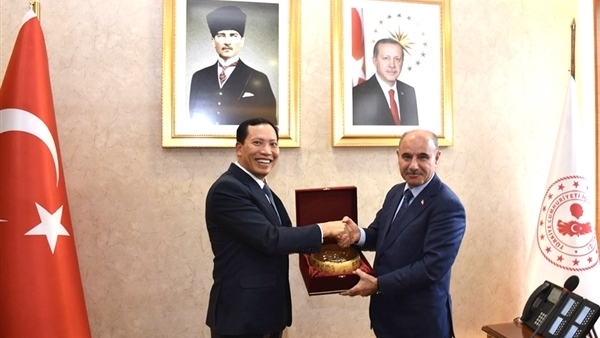 Thúc đẩy quan hệ hữu nghị và hợp tác nhiều mặt với Bộ Nội vụ Thổ Nhĩ Kỳ
