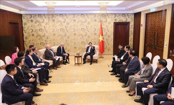 Thủ tướng Phạm Minh Chính tiếp lãnh đạo các tập đoàn năng lượng hàng đầu của Đan Mạch và Vương quốc Anh -0