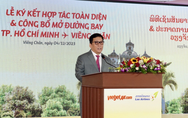 Vietjet mở đường bay thẳng từ TP. Hồ Chí Minh đến Viêng Chăn -0