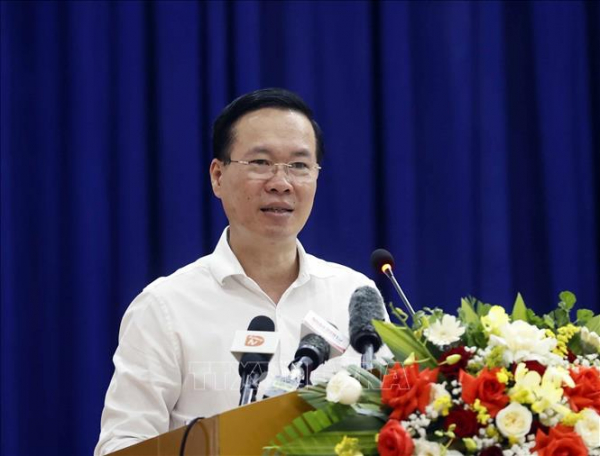 Chủ tịch nước Võ Văn Thưởng tiếp xúc cử tri tại Đà Nẵng -0