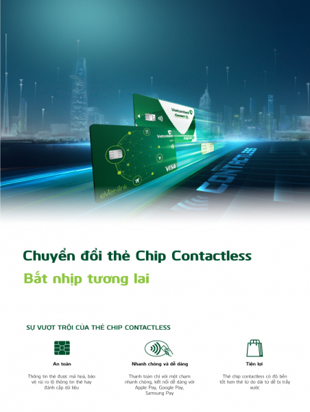  Thẻ Vietcombank Chip Contactless – Đổi mới thanh toán, chạm để cảm nhận -0