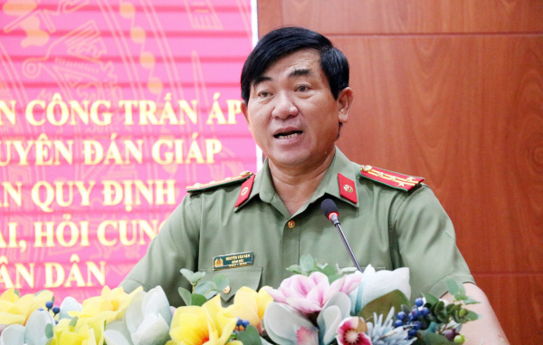 Công an tỉnh Kiên Giang quyết tâm thực hiện 3 mục tiêu trong 75 ngày cao điểm -0