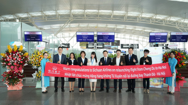 Đường bay Thành Đô (Trung Quốc) tới Hà Nội (Việt Nam)  chính thức kết nối -0