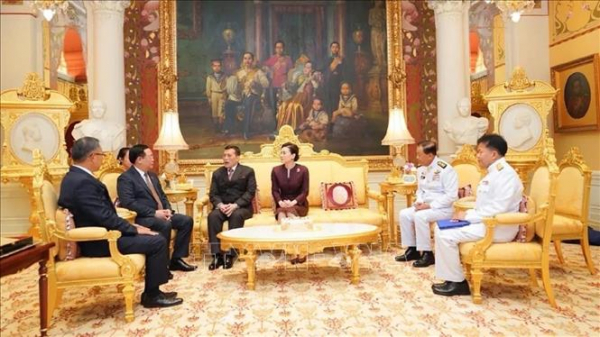 Chủ tịch Quốc hội Vương Đình Huệ hội kiến Nhà vua Thái Lan Maha Vajiralongkorn -0
