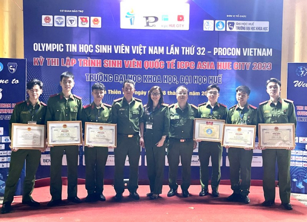 Học viện CSND giành giải Nhất tại Kỳ thi lập trình sinh viên quốc tế ICPC Hue City 2023 -0
