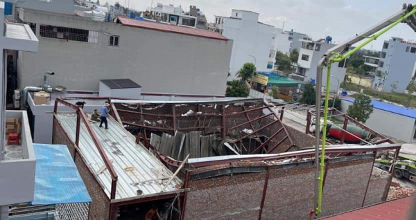 1 người tử vong, 1 người đang mắc kẹt công trình xây dựng bất ngờ đổ sập ở Thái Bình -0