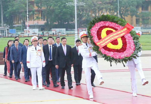 Thủ tướng Campuchia viếng Chủ tịch Hồ Chí Minh, tưởng niệm các Anh hùng Liệt sỹ -0