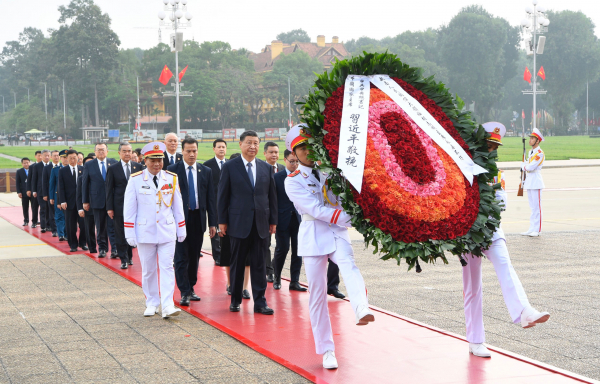 Tổng Bí thư, Chủ tịch nước Trung Quốc Tập Cận Bình vào Lăng viếng Chủ tịch Hồ Chí Minh -0