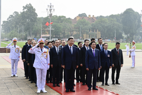 Tổng Bí thư, Chủ tịch nước Trung Quốc Tập Cận Bình vào Lăng viếng Chủ tịch Hồ Chí Minh -0