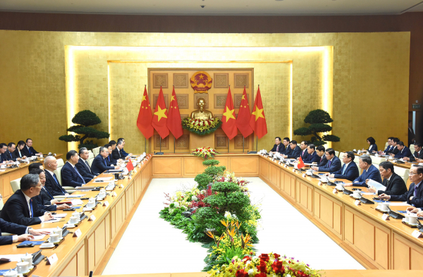 Thủ tướng Phạm Minh Chính hội kiến Tổng Bí thư, Chủ tịch Trung Quốc Tập Cận Bình -0