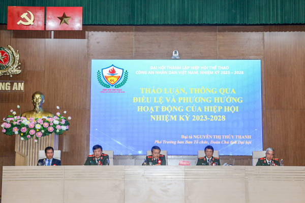 Đại hội thành lập Hiệp hội thể thao CAND Việt Nam, nhiệm kỳ 2023 - 2028 -3