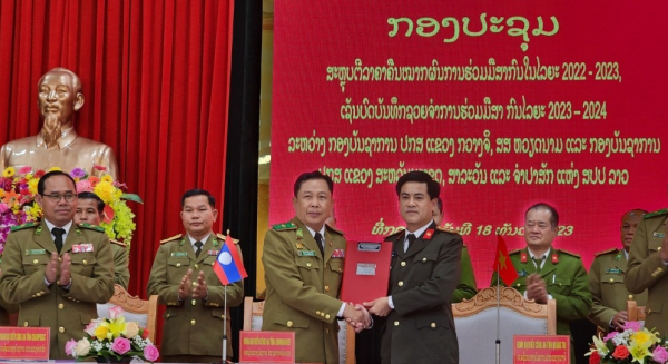 Tiếp tục đẩy mạnh đảm bảo ANTT vùng biên giới giữa Quảng Trị và 3 tỉnh của nước bạn Lào -0