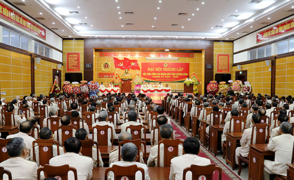 Đại hội thành lập Hội Cựu CAND tỉnh Quảng Bình -0