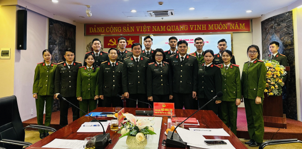 Gặp mặt đoàn đại biểu CAND dự Đại hội đại biểu toàn quốc Hội Sinh viên Việt Nam lần thứ XI -0
